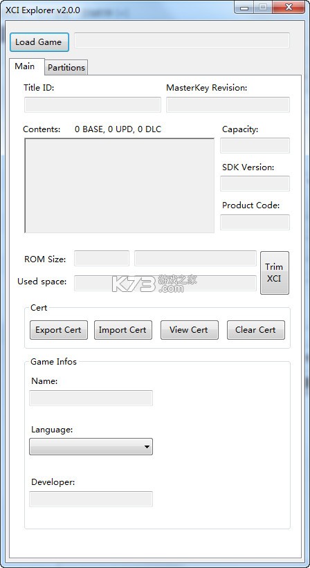 XCI Explorer v2.0.0 游戲文件查詢工具下載[XCI和NSP] 截圖