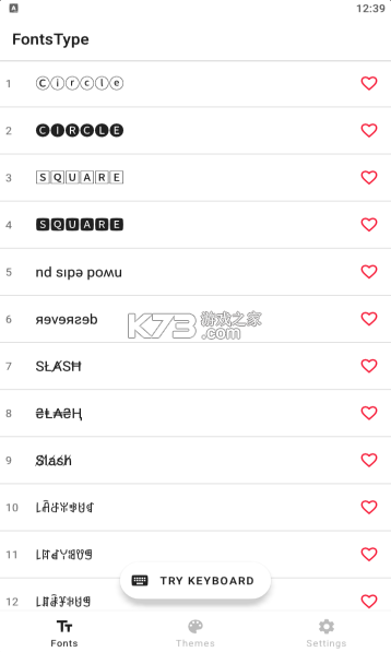 FontsType v2.6.230901 字體鍵盤app 截圖