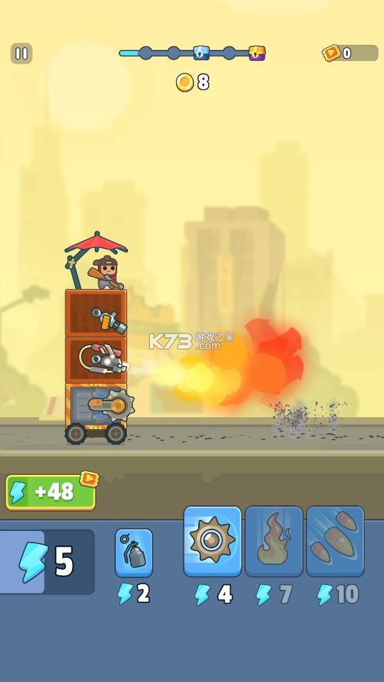 尸潮战车 v1.1.8 破解版无限金币 截图