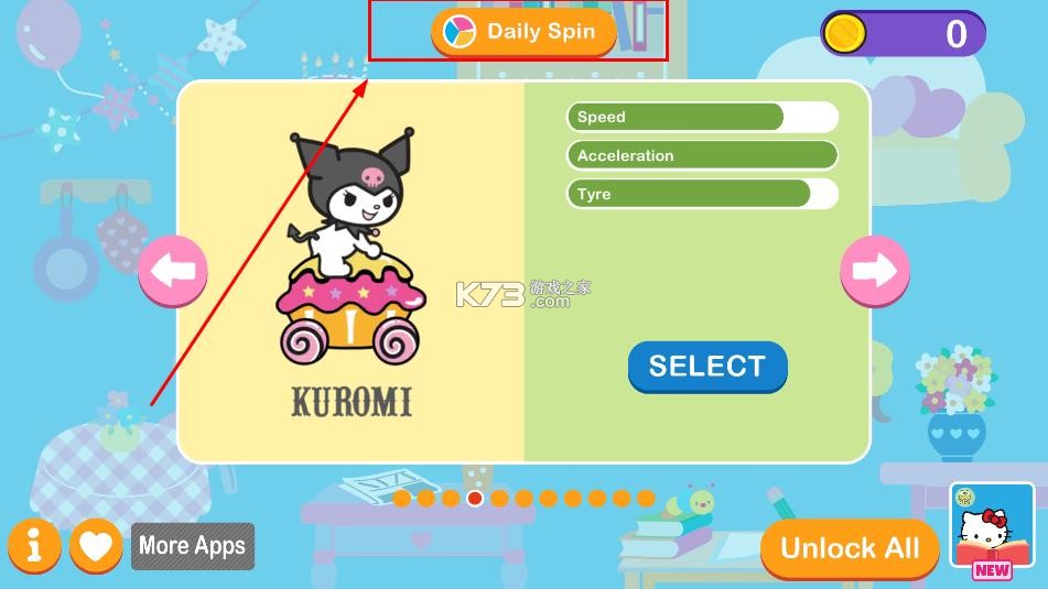 凯蒂猫赛车冒险2 v7.0.1 破解版(凯蒂猫竞速冒险2) 截图