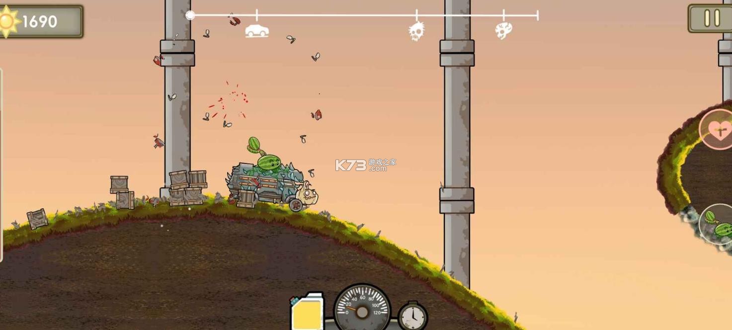 植物战车 v1.0.0 手游(植物飞车) 截图