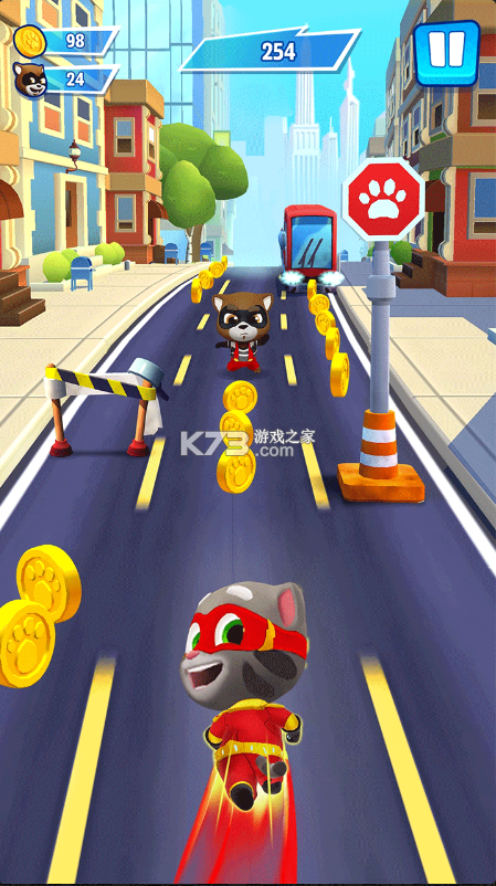 汤姆猫英雄跑酷 v25.5.1.10404 下载破解版全无限 截图