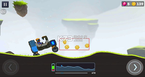 流浪者世界2 v1.5.1 无限钻石无限金币版(越野太空车2)