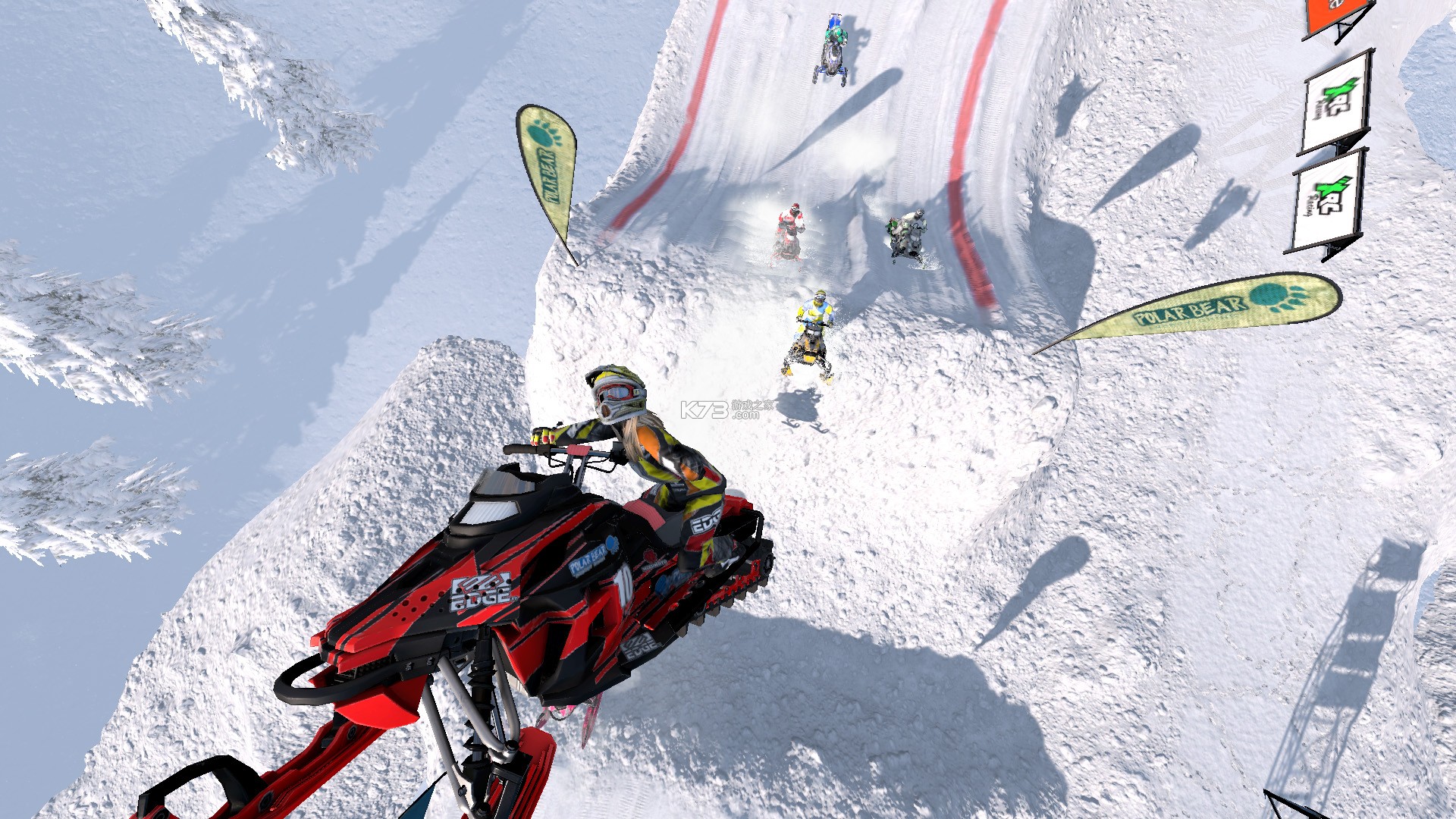 冬季摩托骑行3D（Winter Motorbike Riding 3D） v1.1 下载官方版 截图