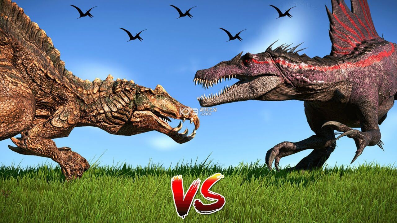 霸王龙VS棘龙：混合竞技场(T-Rex vs Spinosaurus: Hybrid Arena) v11 安卓下载软件免费 截图