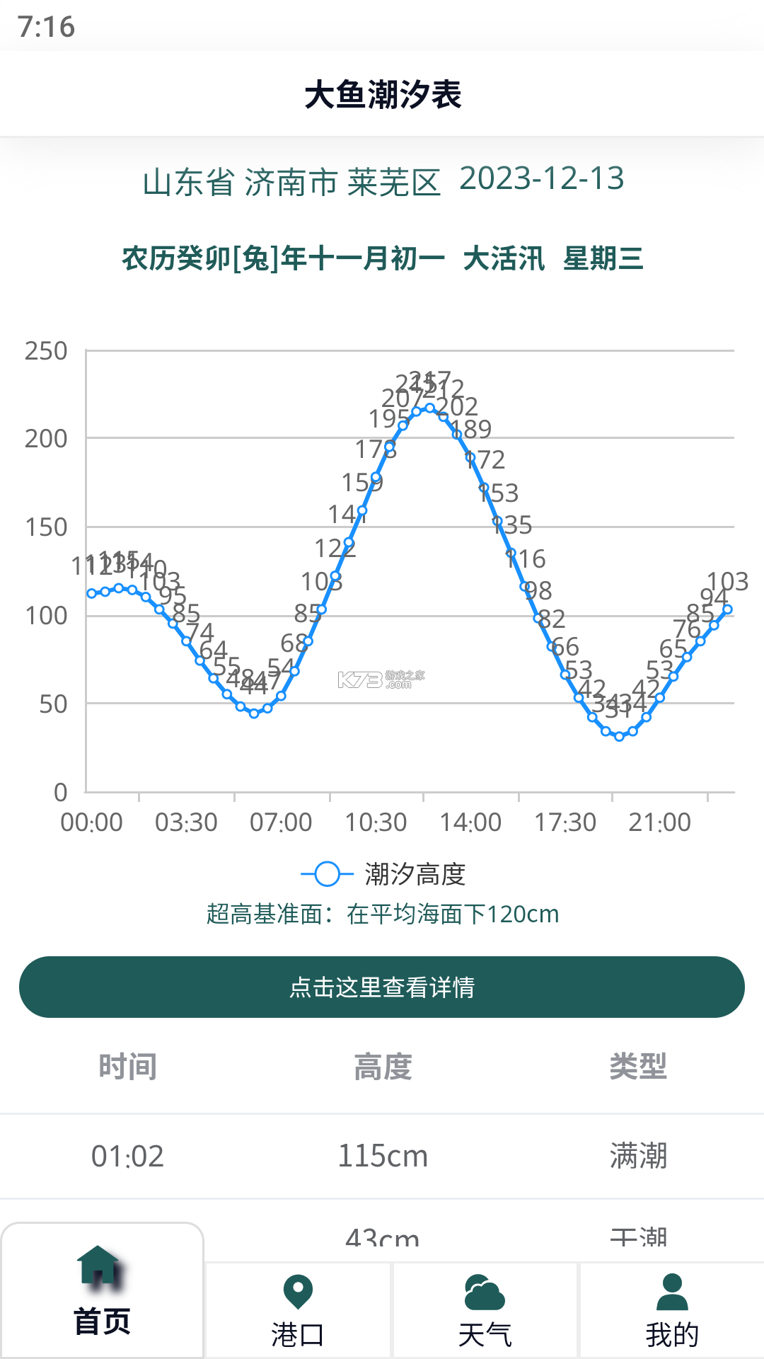 如意潮汐表 v1.0.25 下载官方版 截图