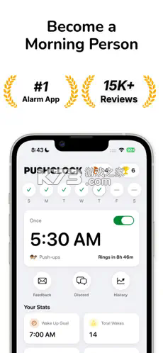PushClock v1.4.9 闹钟下载安装 截图