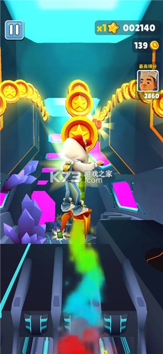 地铁跑酷 v4.1.0 破解版下载无限金币钥匙 截图