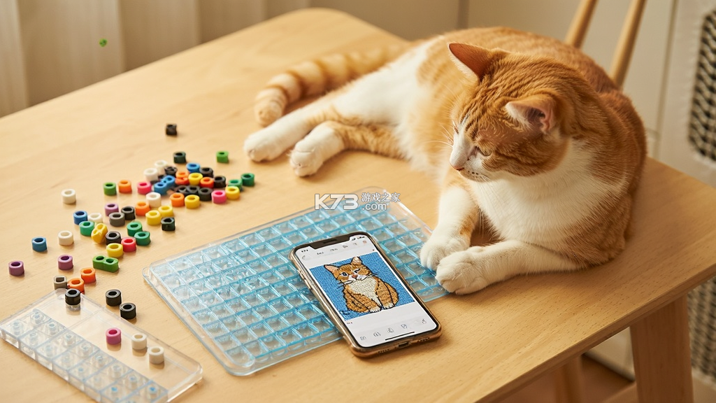 逗猫拼豆画画 v1.3 安卓app安装下载 截图