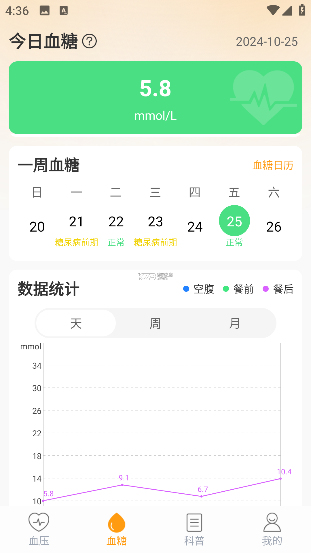 血压血糖小助手 v1.4.0 下载手机版 截图
