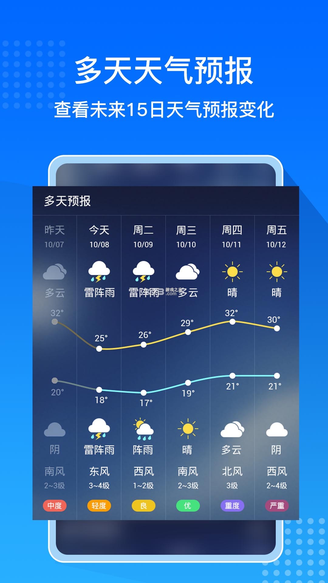 天气预报大字版 v1.5.5 安卓app下载 截图