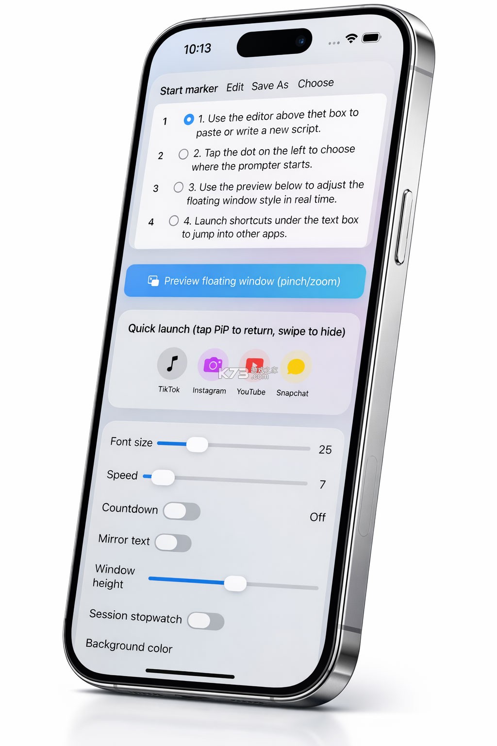 提词器悬浮窗 v1.0.3 安卓app下载 截图