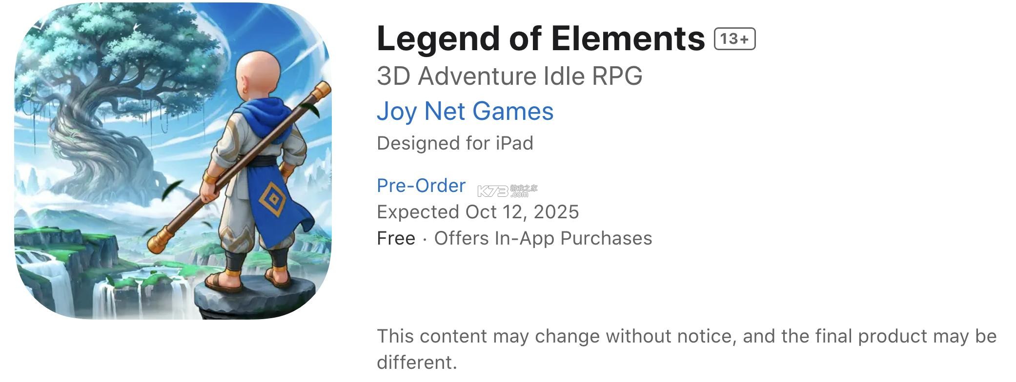 元素传说 v11.0.9 安卓下载(Legend of Elements) 截图