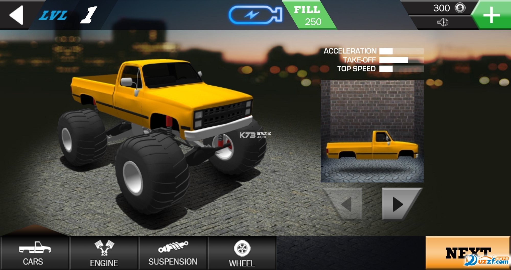 怪兽卡车开放世界(Monster Truck Open World) v1.3004 安卓app下载 截图