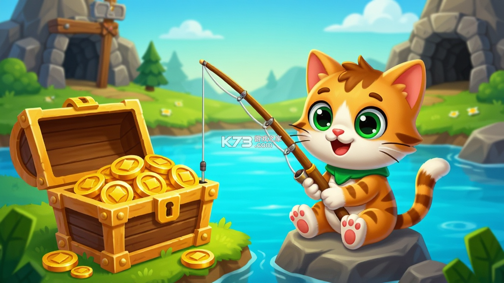 小猫钓鱼 黄金矿工 v1.1 下载app安装正版 截图