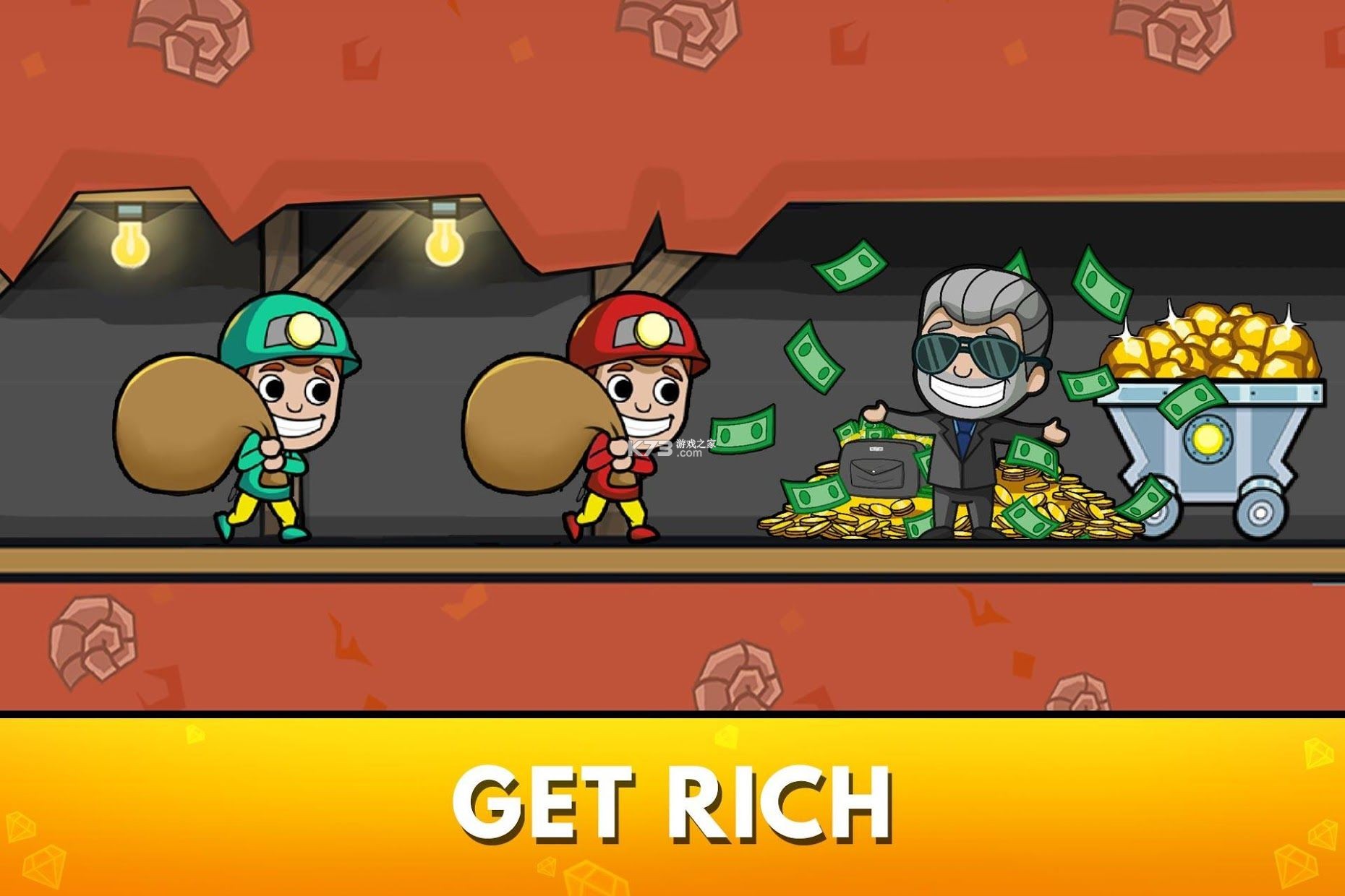 闲置黄金矿工矿山大亨（Idle Gold Miner） v1.1.2 安卓下载 截图