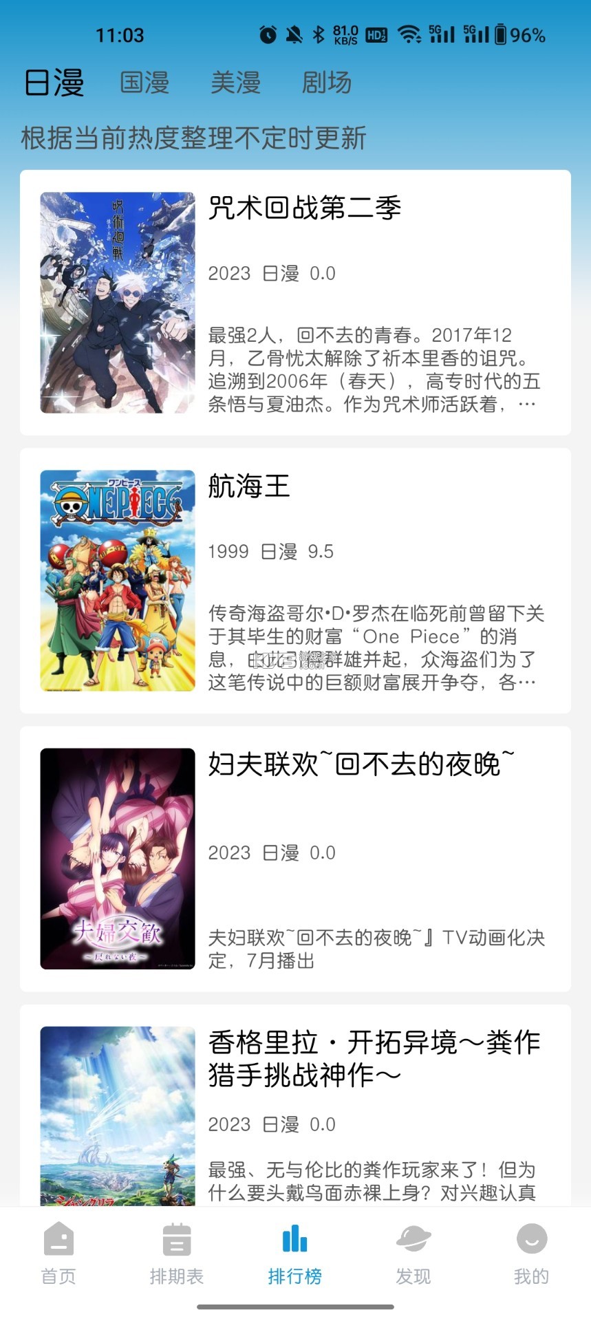 爱看漫阅 v1.7.0 下载手机版 截图