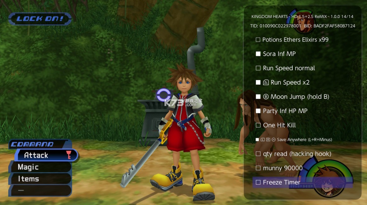 王国之心HD 1.5+2.5 ReMIX switch版 v1.0.0 金手指下载 截图